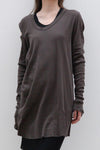 marc le bihan off shoulder skirt 2852 E23 MOKA